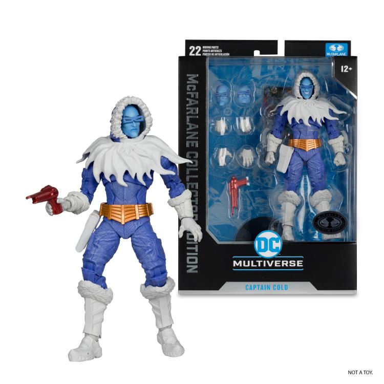 DC Multiverse McFarlane Collector Edition Action Figures 18 cm Wave 9 Captain Cold (The Rogues) Platinum